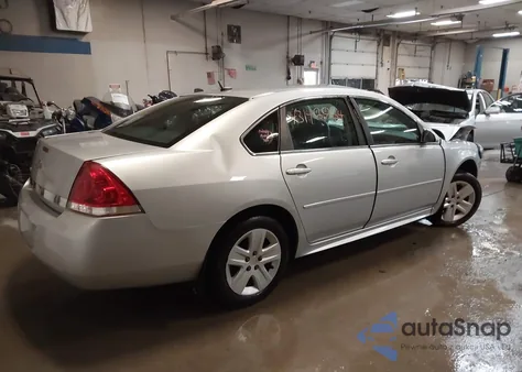2010 Chevrolet Impala Ls из США, поврежденный, VIN 2G1WA5EN5A1228647